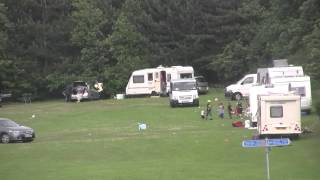 Illegal traveller encampment in Harlow July 2013 [upl. by Naig]