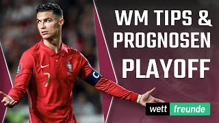 WMQualifikation Playoff Tipps – Die Halbfinals in Italien Portugal Wales amp Schweden [upl. by Dougall611]