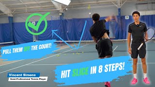 How To Hit A SLICE Serve With PRONATION In 8 Steps [upl. by Sineray156]