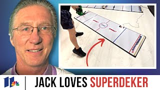 Jack Carlson from SLAPSHOT Movie Plays SuperDekerPRO on KARE 11 News [upl. by Kowtko]