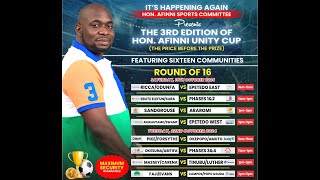 SANDGROUSE VS ARAROMI  THE 3RD EDITION OF HON AFINNI UNITY CUP [upl. by Yelac787]