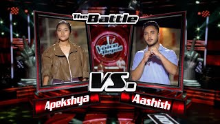 Apekshya Vs Aashish quotBadal Barsha Bijuliquot  The Voice of Nepal Season 5 2023 [upl. by Lardner]