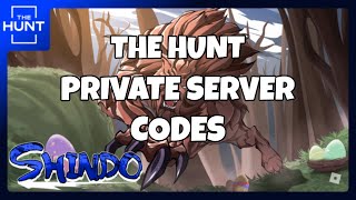 20 Private Server Codes For The Hunt  Shindo Life [upl. by Pat]