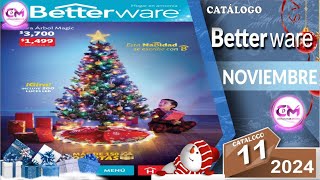 🎄CATALOGO BETTERWARE NOVIEMBRE 2024 [upl. by Ursulette]