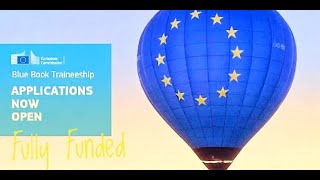 How To Apply For European Union Internship 2023  Fully Funded Blue Book Traineeship 1800 Interns [upl. by Territus]