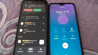 Oppo A18 and Samsung A10 incoming outgoing calls [upl. by Prinz]