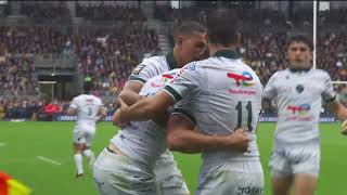 TOP 14  Essai de Jack MADDOCKS SP – Stade Rochelais – Section Paloise [upl. by Ahsieyt]