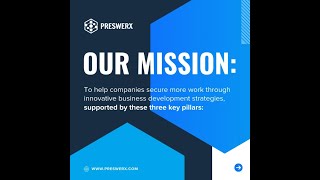 PRESWERX Our Mission [upl. by Lytton]