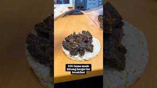 Biltong Burger biltong beefjerkyrecipe recipies food foodlover trail travel africa meat [upl. by Inaoj]