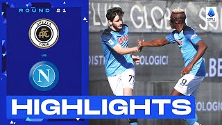 SpeziaNapoli 03  Osimhen scores twice in Napoli away win Goals amp Highlights  Serie A 202223 [upl. by Hseham]