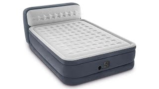 Best air mattress  Intex 64447EP Ultra Plush Deluxe Air Mattress with Pump and Headboard  Queen [upl. by Ecidna]