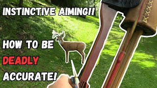 Instinctive Aiming amp How To Be DEADLY ACCURATE Traditional Archery Tips amp Trick [upl. by Medwin627]