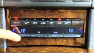 MercedesBenz Instructional Video Climate Control EClass [upl. by Ayotaj]