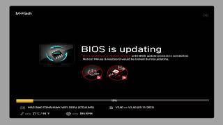 How to update the BIOS MSI MAG B660 Tomahawk DDR 4 LGA 1700 follow along for B760 B660m B760m D5 [upl. by Ecydnac]