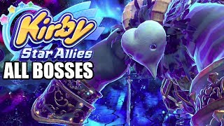 Kirby Star Allies All Bosses [upl. by Nakhsa467]