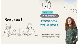 AperiCOGNItivo Mente e Prestazione Il Ruolo della Psicologia nello Sport [upl. by Lonnard]