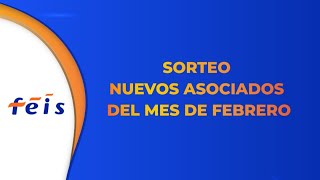 Sorteo nuevos Asociados del mes de febrero [upl. by Truelove129]