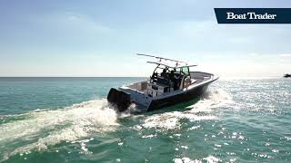 2022 Blackfin 332CC Center Console Walkthrough Boat Review [upl. by Neelon]