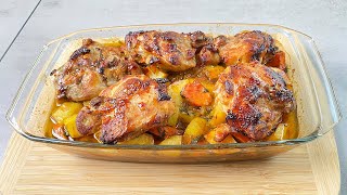 I cook almost every day Chicken thighs and potatoes Like it very much [upl. by Lounge]