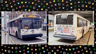 NJ Transit 10 JERSEY CITY JOURNAL SQUARE VIA PAMRAPO AVENUE NABI 41615 6047 [upl. by Aimekahs31]