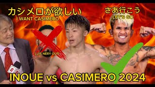 CASIMERO VS INOUE [upl. by Sladen]