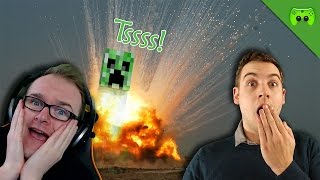 CREEPER EXPLOSION 🎮 Minecraft Season 9 12 [upl. by Olra]