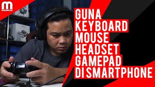 Guna KeyboardMouseHeadset dekat Smartphone [upl. by Tirza]