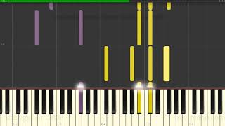 Ed Sheeran Supermarket Flowers Piano Tutorial Chords [upl. by Ahsekyw149]