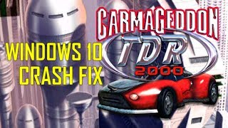 Carmageddon TDR 2000  Crash Fix on Windows 10 [upl. by Juli]