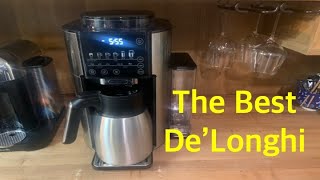 The Best DeLonghi Coffee Maker DeLonghi TrueBrew Drip Coffee Maker w Built in Grinder and Carafe [upl. by Linet]