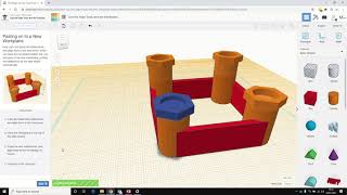 Tutorial Tinkercad  Combinar o agrupar objetos [upl. by Oluap]