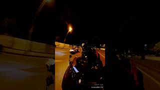 a night with a black bike yamaha r25 nightride ride r6 topspeed wheelie [upl. by Etteval362]