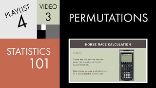 Statistics 101 What are Permutations [upl. by Crissie844]