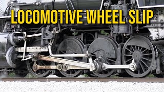 EPIC Steam Locomotive Wheel Slip [upl. by Attenoj]