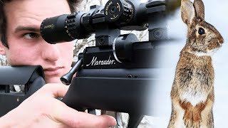 Rabbit Hunting with 25 Air Rifle Scope Cam [upl. by Lemmuela]