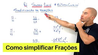 RÁPIDO e FÁCIL  SIMPLIFICAÇÃO DE FRAÇÕES [upl. by Sasnett]