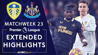 Leeds United v Newcastle United  PREMIER LEAGUE HIGHLIGHTS  1222022  NBC Sports [upl. by Halla]