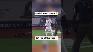 Juan Soto bat flip of the year‼️ shortsviral baseball mlb yankees worldseries [upl. by Tansey]