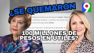 ¿Qué hay detrás de quema de supuestos 100 millones de pesos en útiles  Nuria Piera [upl. by Cadal]