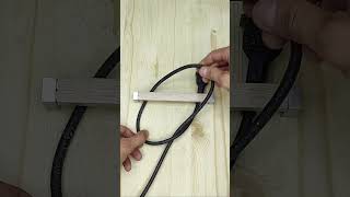 How to Solve Tangle Wires Easily  Quick Hacks for Organized Cables trending viral shrots hacks [upl. by Eendyc]