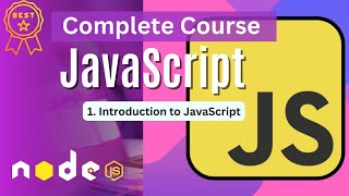 Introduction to JavaScript  JavaScript beginners course 2024 CH 1 [upl. by Swetiana]