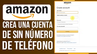 Cómo crear una cuenta de Amazon sin número de teléfono en 2024 ¡FÁCIL [upl. by Eeresid]