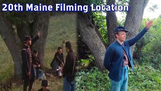 Filming the quotGettysburgquot 20th Maine Scenes 30th Anniversary [upl. by Cyrie]