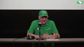 UND Football  Bubba Schweigert Postgame  83124 [upl. by Caia]