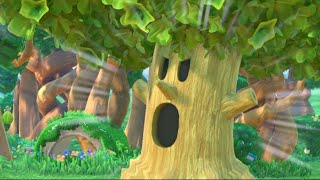 Kirby Star Allies Gameplay  Whispy Woods Boss Fight [upl. by Anagrom]