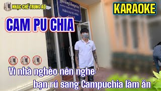 Tình Nhạt Phai  CamPuChia  Chế  Karaoke Trung AD [upl. by Thorlay]