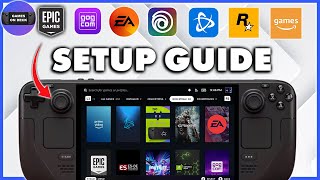 EASY Way to Install ALL Your NonSteam Launchers on Steam Deck [upl. by Raynata610]