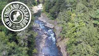 Quechee Gorge  The deepest gorge in Vermont with hiking camping and more [upl. by Aneleasor942]