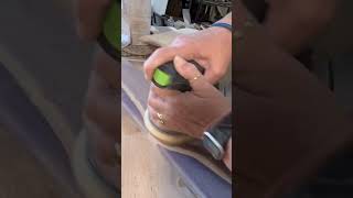 Sanding fy woodworking walnut epoxy wood shorts shortvideo youtubeshorts fyp ytshorts [upl. by Nueoras]