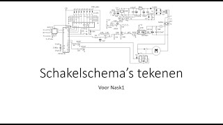 Schakelschemas tekenen [upl. by Michiko]